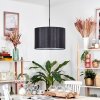 Soungou Hängeleuchte 38 cm Schwarz, Weiß, 1-flammig