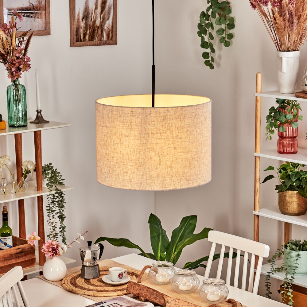 Bassagoda Hängeleuchte 40 cm beige, Weiß, 1-flammig main product photo