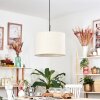 Bassagoda Hängeleuchte 40 cm beige, Weiß, 1-flammig