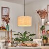 Bassagoda Hängeleuchte 35 cm beige, Weiß, 1-flammig