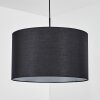 Soungou Hängeleuchte 50 cm Schwarz, Weiß, 1-flammig