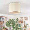 Bassagoda Deckenleuchte 40 cm beige, Weiß, 1-flammig
