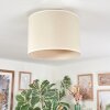Bassagoda Deckenleuchte 40 cm beige, Weiß, 1-flammig