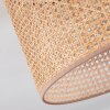 Barcos Deckenleuchte 40 cm Braun, Naturfarben, 1-flammig