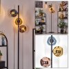 Ripoll Stehleuchte Glas 15 cm Blau, Gold, Kupferfarben, 3-flammig