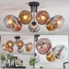Ripoll Deckenleuchte Glas 15 cm Chrom, Gold, Klar, Kupferfarben, Rauchfarben, 7-flammig