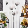 Koyoto Stehleuchte Glas 15 cm Klar, Rauchfarben, 3-flammig