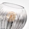 Koyoto Stehleuchte Glas 15 cm Klar, Rauchfarben, 3-flammig