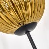 Koyoto Stehleuchte Glas 15 cm Gold, Klar, 3-flammig