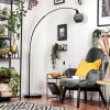Ripoll Bogenlampe Glas 20 cm Schwarz, 1-flammig