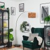 Cando Bogenlampe 35 cm Chrom, Schwarz, 1-flammig