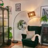 Cando Bogenlampe 35 cm Chrom, Schwarz, 1-flammig