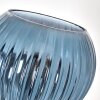 Koyoto Stehleuchte Glas 15 cm Blau, Gold, Kupferfarben, 3-flammig