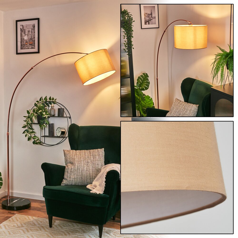 Soungou Stehleuchte 38 cm Kupferfarben, Schwarz, 1-flammig main product photo