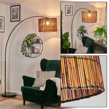 Cando Bogenleuchte 40 cm Schwarz, 1-flammig