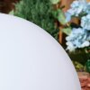 Ilorn Kugelleuchte Set 39 cm, 50 cm LED Weiß, 2-flammig, Fernbedienung