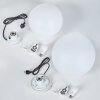 Ilorn Kugelleuchten Set 30 cm, 39 cm LED Weiß, 2-flammig, Fernbedienung