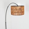 Cando Bogenlampe 35 cm Schwarz, 1-flammig