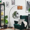 Cando Bogenlampe 35 cm Schwarz, 1-flammig