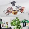 Ripoll Deckenleuchte Glas 15 cm Chrom, Gold, Klar, Kupferfarben, Rauchfarben, 5-flammig