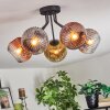 Ripoll Deckenleuchte Glas 15 cm Gold, Klar, Kupferfarben, Rauchfarben, 5-flammig