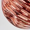 Ripoll Deckenleuchte Glas 15 cm Chrom, Gold, Kupferfarben, Rauchfarben, 5-flammig
