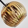 Ripoll Deckenleuchte Glas 15 cm Chrom, Gold, Kupferfarben, Rauchfarben, 5-flammig