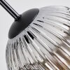 Ripoll Hängeleuchte Glas 15 cm Klar, Rauchfarben, 4-flammig