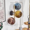 Koyoto Wandleuchte Glas 15 cm Gold, Schwarz, 3-flammig