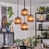 Koyoto Hängeleuchte Glas 20 cm Kupferfarben, 4-flammig