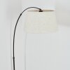 Bassagoda Stehleuchte 45 cm Chrom, Schwarz, 1-flammig