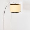Chellas Stehleuchte 40 cm Chrom, Schwarz, 1-flammig
