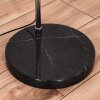 Chellas Stehleuchte 35 cm Chrom, Schwarz, 1-flammig