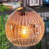 Ripoll Hängeleuchte Glas 15 cm Klar, Kupferfarben, 4-flammig