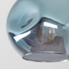 Ripoll Deckenleuchte Glas 15 cm Naturfarben, Schwarz, 3-flammig