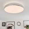Makak Deckenleuchte LED Chrom, Weiß, 1-flammig