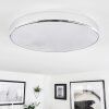 Makak Deckenleuchte LED Chrom, Weiß, 1-flammig