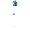 Globo Solarleuchte LED Blau, Silber, 1-flammig