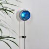 Loano Solarleuchte LED Blau, Silber, 1-flammig