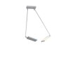 Luce Design Book Deckenleuchte LED Silber, 2-flammig