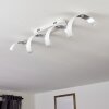 Rezat Deckenleuchte LED Weiß, 1-flammig