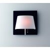 Luce Design Wharol Wandleuchte LED Schwarz, 1-flammig