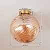 Tomboul Deckenleuchte Gold, 1-flammig