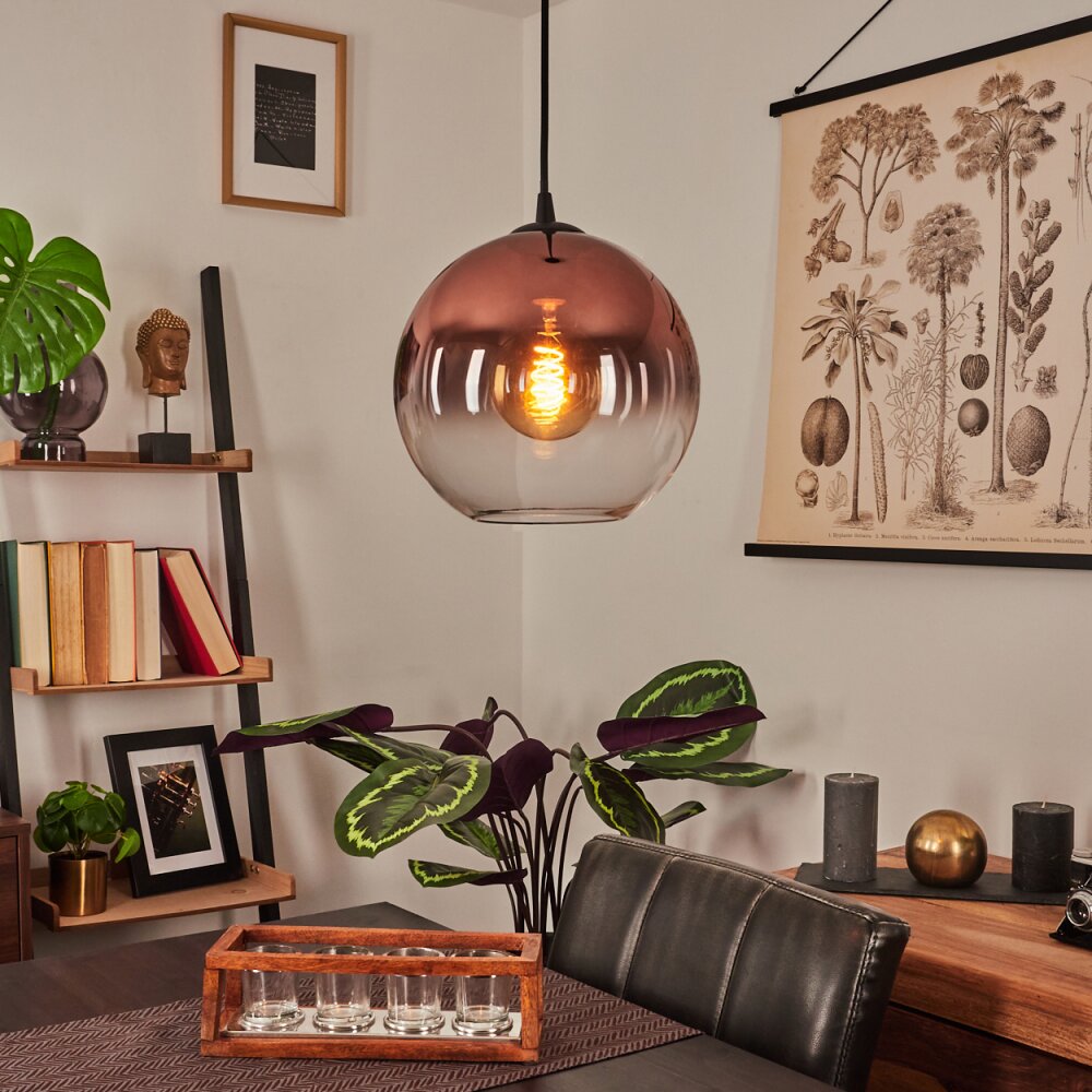 Versam Hängeleuchte Schwarz, 1-flammig main product photo