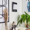 Beaverton Wandleuchte LED Schwarz, 1-flammig
