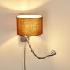 Wiby Wandleuchte LED Nickel-Matt, 2-flammig