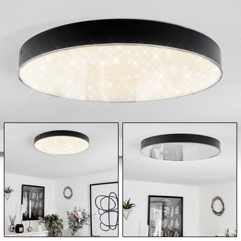 Mentque Deckenleuchte LED Schwarz, 1-flammig main product photo