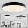 Mentque Deckenleuchte LED Schwarz, 1-flammig