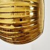 Koyoto Wandleuchte Glas 15 cm Blau, Gold, Kupferfarben, 3-flammig