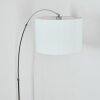 Bassagoda Stehleuchte 40 cm Chrom, Schwarz, 1-flammig